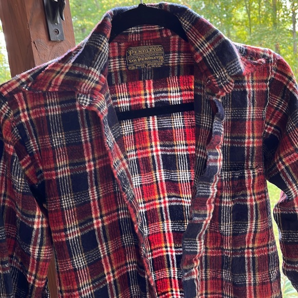 Vintage Pendleton wool flannel - Picture 2 of 4
